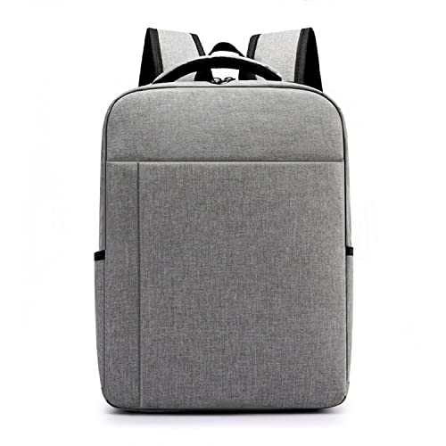 WMYDYBD Mochila unisex impermeable para portátiles de hasta 15,6 pulgadas con puerto USB, conector para auriculares y bolsillo antirrobo. Estudio, viaje o trabajo, gris