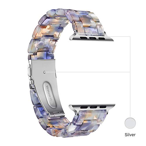 Image of Light House Apple Watch Bands-Fashion Lightweight Resin iWatch Bands for Women Men 38mm /40mm /41mm /42mm(Series 11 10), 49mm /46mm /45mm /44mm /42mm(S 3 2 1), Compatible with Apple Watch Series 11 SE 10 9 8 7 6 5 4 3 Ultra