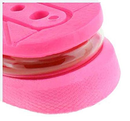 Plantillas ajustables con elevador de 2 pulgadas color rosa miniatura 3