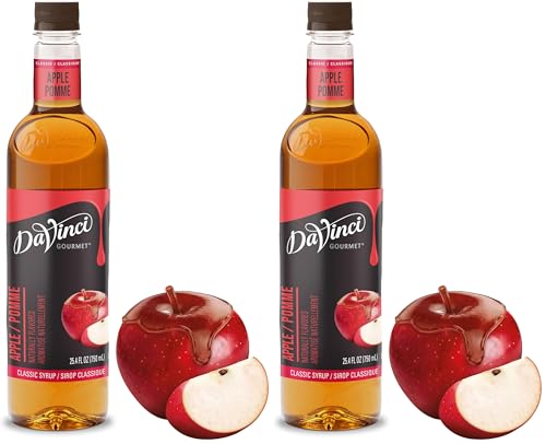 Image of DaVinci Gourmet Classic Apple Syrup, 25.4 Fluid Ounce (Pack of 2)