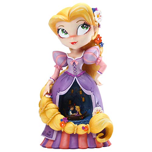 Enesco World of Miss Mindy Disney Tangled Rapunzel Lit Figurine, 9.45 Inch, Multicolor