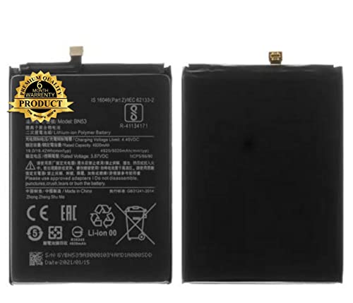 Image of Original BN53 Battery for Redmi Note 9 pro M2003J6B2G Battery with 6 Month Warranty *** (Y00000242)