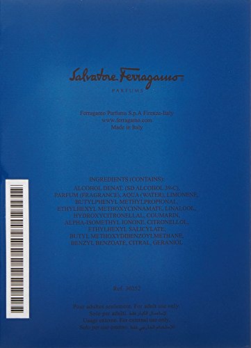 Salvatore Ferragamo Acqua Essenziale Blu Eau De Toilette Spray For Men, 3.4 Ounce #TOP2