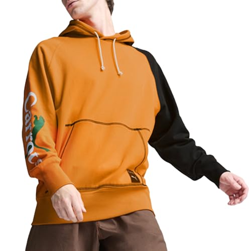 PUMA Mens Carrots X Graphic Hoodie Casual Outerwear Casual - Orange - Size M