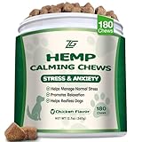 Calming Chews for Dogs - Advanced Hemp Dog Calming Treats Help with Dog Anxiety Relief, Separation, Stress, Barking, Fireworks, Composure - Natural Pet Supplements for Health & Wellness 180 Soft Chews