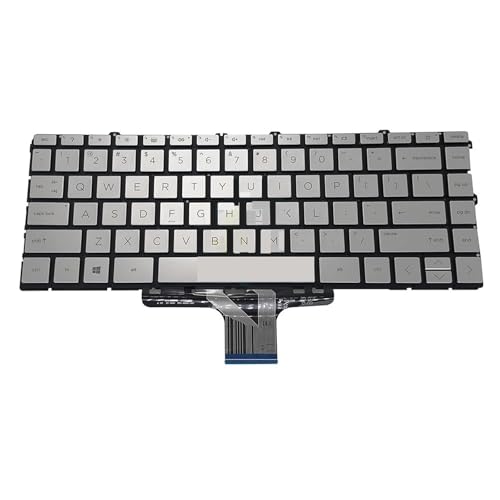 Clavier HP Pavilion x360 14-DY Argent sans rétroéclairage pour remplacement portable PC