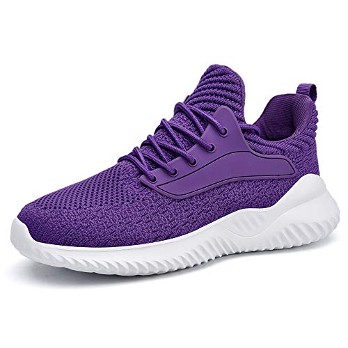 Image of Akk Womens Walking Shoes - Slip On Tennis Running Shoes Memory Foam Lightweight Work Sneakers for Indoor Outdoor Gym