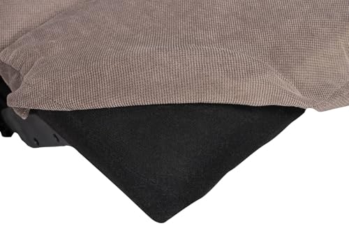 Sime EL-2 relaxsessel elektrisch 2 Motoren, unabhängig verstellbares Rückenlehnen-Fußteil 4 Räder bewegen den Benutzer Abnehmbarer und waschbarer Bezug fernsehsessel mit aufstehhilfe Rot – Bild 7