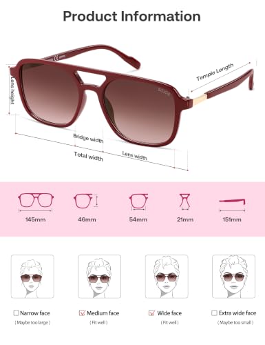 Image of SOJOS Retro Aviator Sunglasses Womens Mens,Trendy Rectangle Shades SJ2202 | Polit UV400 Protection Women Sun Glasses,Y2K Cute Thin Slim Frames,Daily Wear,Outdoor,Driving,Travel Beach Essentials