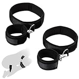 Bondage Set Paare 4-teiliges Fessel mit Sanftes Hand- & Oberschenkelmanschetten Adjustierbare Beinfesseln aus atmungsaktivem Ab 18 BDSM-Ausrüstung Perfekt für Paare die Rollenspiele entdecken möchten