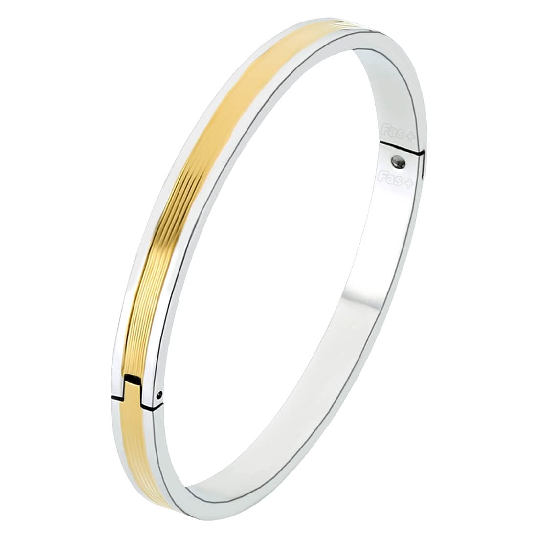 Fas + BOK04 Premium High Durable Guaranteed Gold And Chrome Plated 6mm Wide 2.10 Inch Openable Kada Bracelets For Men And Boys. (B091J11FLY) Amazon Price History, Amazon Price Tracker