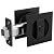 goldenwarm Black Pocket Door Hardware with Indicator, Contemporary Pocket Door Lock, Matte Black Privacy Square Pocket Door Hardware for Bathroom(1 Pack)