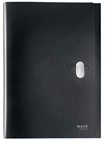 Leitz A4 Projektmappe mit 5 Fächern, 250 Blatt, 100{67bbe404f590eddbcc53cfb70e84658743b81199cf6bcd55c446473d59ca17e3} recyclebar, Undurchsichtiger Kunststoff, Umweltfreundlich, Recycle-Serie, Schwarz, 46240095 Leitz A4 Projektmappe mit 5 Fächern, 250 Blatt, 100{67bbe404f590eddbcc53cfb70e84658743b81199cf6bcd55c446473d59ca17e3} recyclebar, Undurchsichtiger Kunststoff, Umweltfreundlich, Recycle-Serie, Schwarz, 46240095