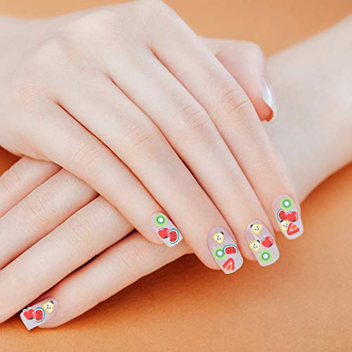 PIXNOR Fatias de Frutas de Unhas Materiais de Arte para Unhas Diy Designs Artes Artesanais para Mulh
