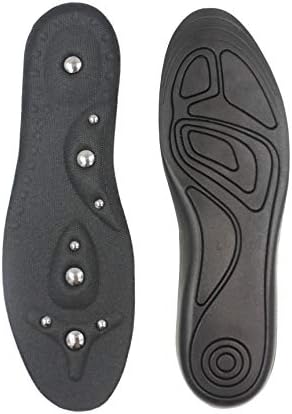 Insoles for Men and Women, Magnetic Massage Shoe Insole, Slimming, Foot Massage, Pain Relief, Therapy Reflexology Shoe Insoles(Medium: Men 7½ - 9 Women 8½ -10)