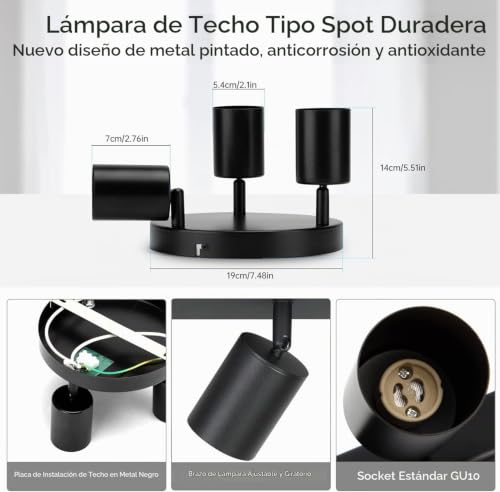La Mejor review de Lampara de tres focos los 7 más buscados. 5 La Mejor review de Lampara de tres focos los 7 más buscados. 5
