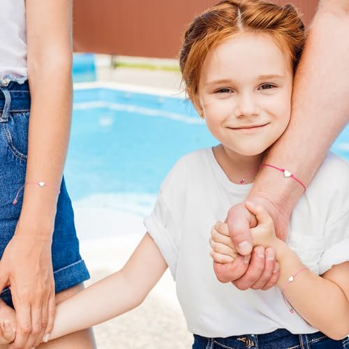 Image of EOBOH First Day of School Bracelet Mommy and Me, Prek Matching Wish Bracelets Set, Adjustable Bracelet for Boys Girls Gifts Stuff Bulk