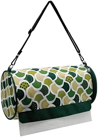 Olve Kitchen Paper Towel Holder Hanging Paper Towel Dispenser Cover for Kitchen, Camping Outdoor (Green)