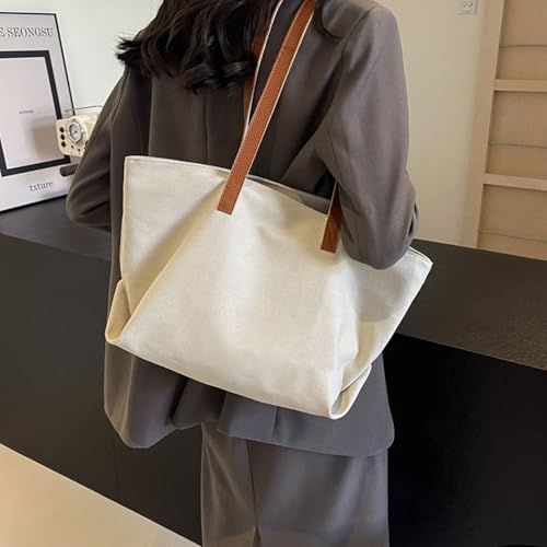 Sac à main en toile avec anse sous les bras format minimaliste - 2