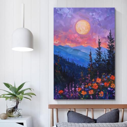 Pinturas de decoración para dormitorio en lienzo de 20x30" que amplían tus espacios 5