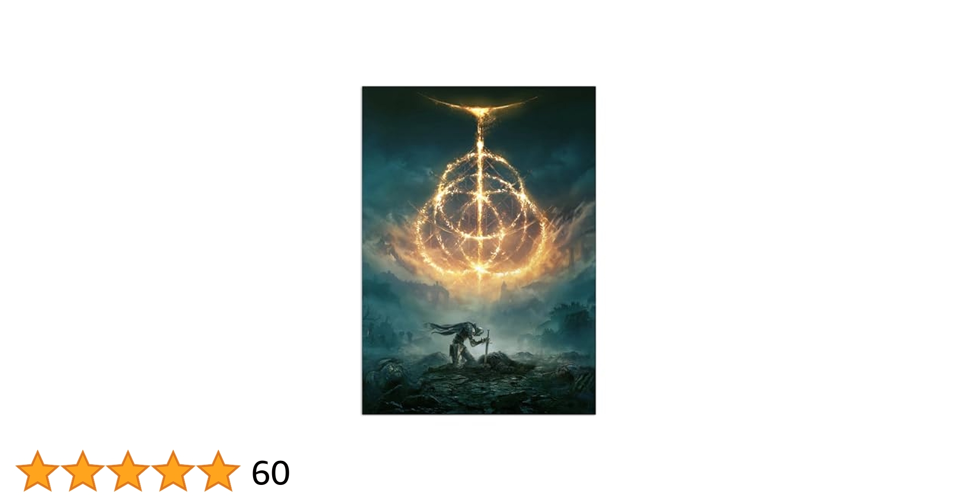 Displate　エルデンリング　メタルポスター Amazon.com: Displate Elden Ring Metal Wall Art - 17.7