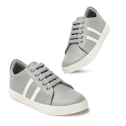 Image of ANTOX Introduce You A Regular Comfortable Striped Casuals for Women's /Ladies /Girl's Sneakers for Women