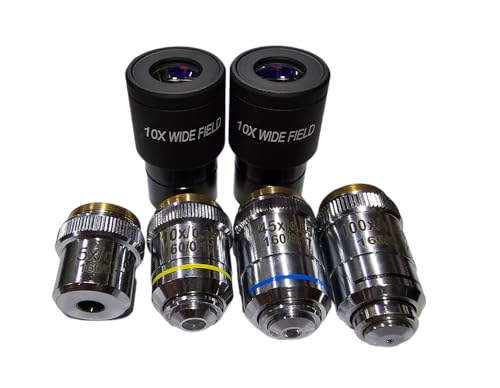Image of LABGO Objective Set 5X 10X 45X 100X with WideField