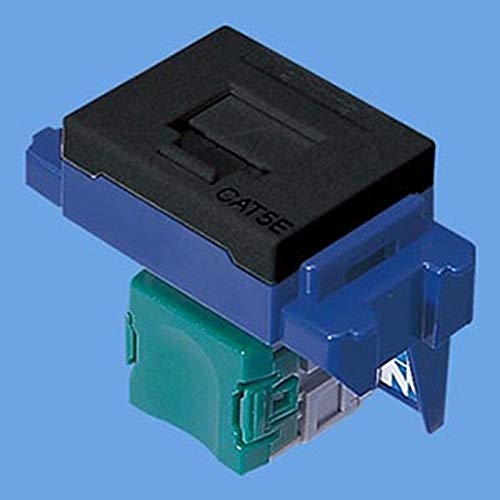 Panasonic Gutto Series NR3160B CAT5E Info Modular Jack, Embedded Type, Black