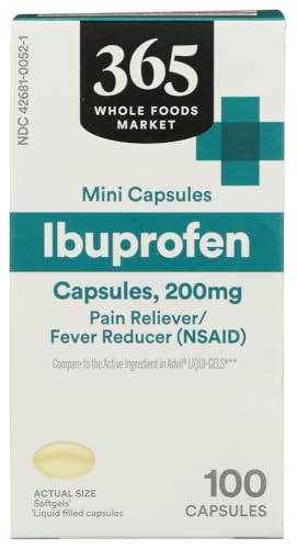 365 by Whole Foods Market Ibuprofen Soft Gels 100 CT