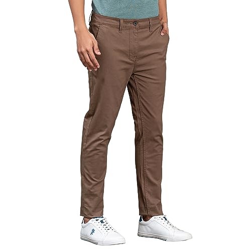 Image of Red Tape Casual Chinos for Men | Grey | Solid Woven Chinos | Skinny |Comfortable & Breathable | Durable & Moisture Absorbent | Cotton Chinos for Men