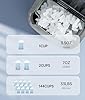EASYERA Nugget Ice Maker Countertop,Chewable Pellet Ice, 33LBS/24H,Compact Self-Cleaning Ice Machine with Ice Bags,Pebble Ice Maker for Home, Kitchen, RV, Camping #2