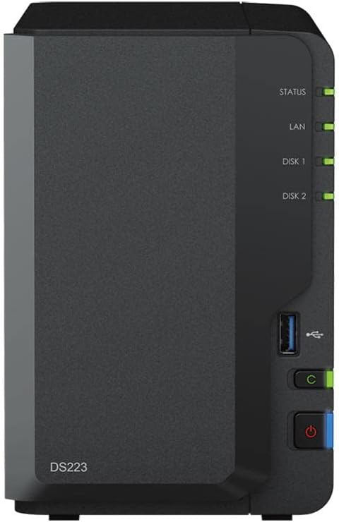 NAS Synology DS223 2 Bay Con 2 Dischi Seagate IronWolf 4TB - 8TB Totale Per Casa E Ufficio - Foto 11