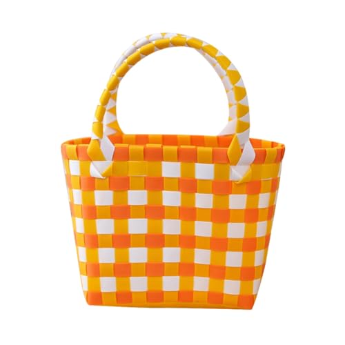 Woven Handbag Lightweight Beach Tote Bag for Holiday Picnic Dating Shopping