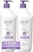 Olay Quench Plus Shimmer Body Lotion 20.2 oz. pump (Pack of 2) (Packaging May Vary)