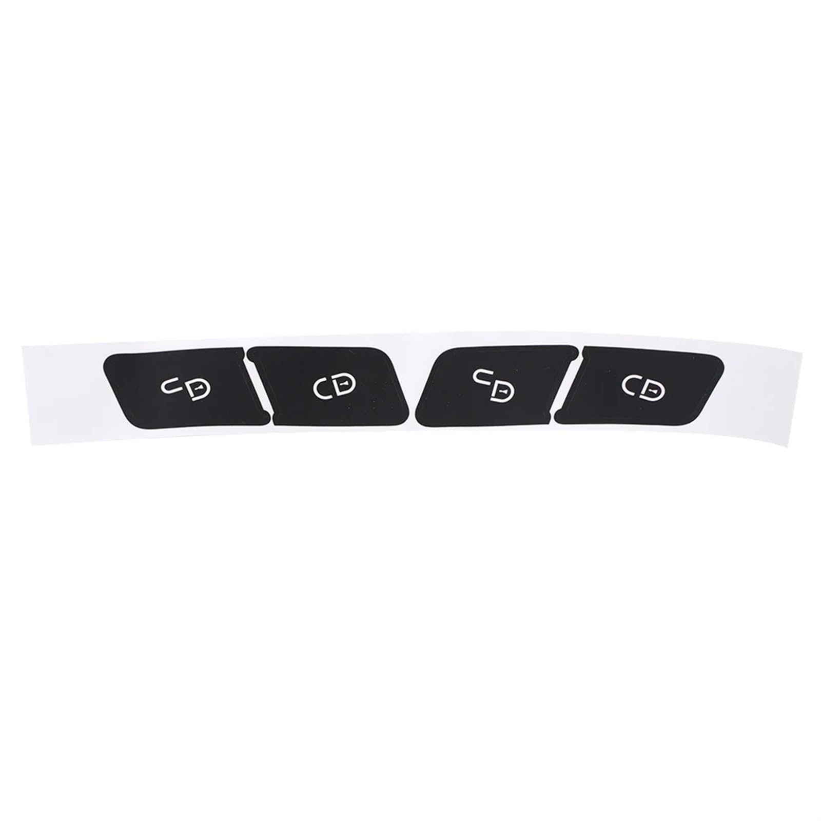 Dash Button Sticker Compatible with Benz for A W176 for B W246 for GLK X204 Black Car Door Lock Switch Button Repair Sticker Direct