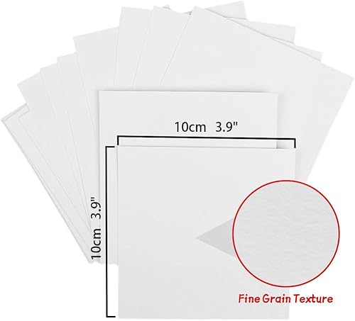 Vista 50 de Cuaderno de bocetos de papel negro de 4.9 x 4.9 pulgadas, 30 hojas (6.35 oz/m²/110 libras), cuaderno de bocetos de papel pesado de alta calidad