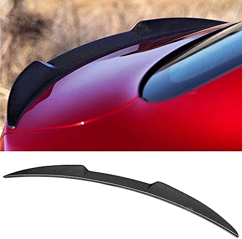 CHENGQIAN Spoiler Posteriore per Auto in Fibra di Carbonio di Alta qualità per Alfa Romeo Giulia 2015 2016 2017 2018 2019 2020, Bagagliaio Posteriore Tronco di Coda Spoiler