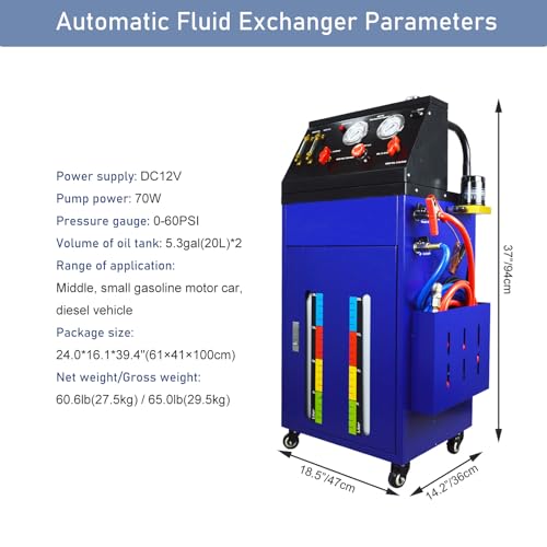 Intsupermai S053359 Auto Transmission Fluid Exchanger Dc12V Oil Flush Machine Automatic Fluid Exchange Machine Automatic Oil Changer Flush Cleaing Machine thumb #1