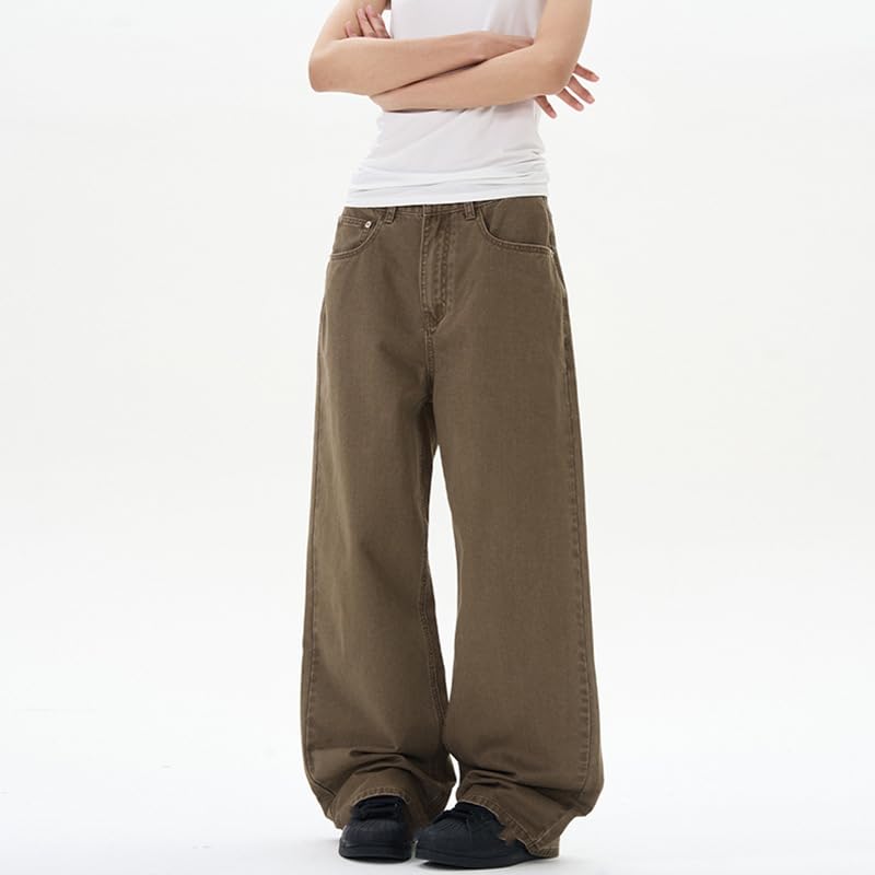 Men's Jeans Summer Cotton Straight Leg Breathable Denim Pants2