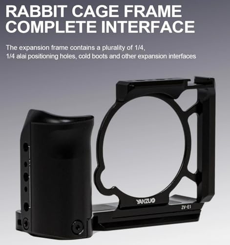 Image of Camera Cage ZVE1 Aluminum Alloy cage for Sony ZV-E1 Camera (Black)