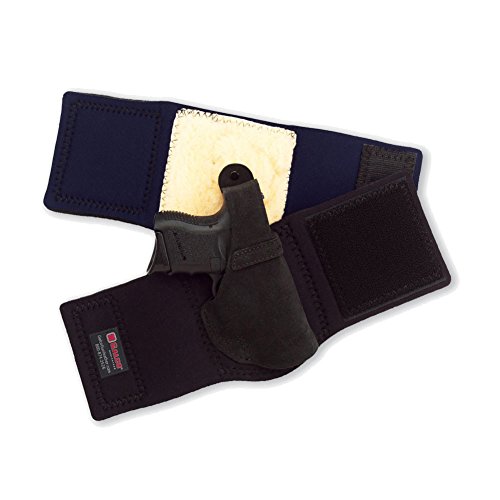 GALCO AL286B Ankle Lite Right Hand Black Ankle Holster