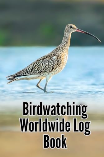 Birdwatching Worldwide Log Book: Record any interesting bird sightings in your birding book. If you travel a lot show your observation locations on the world map. All you need in one place.