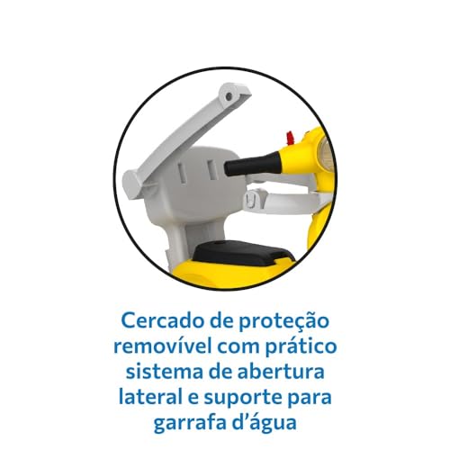 Triciclo Banderetta C/Capota Passeio & Pedal (Amarelo) Bandeirante