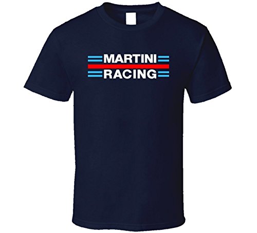 MOM and POP TEE SHOP Martini Racing T Shirt L Navy