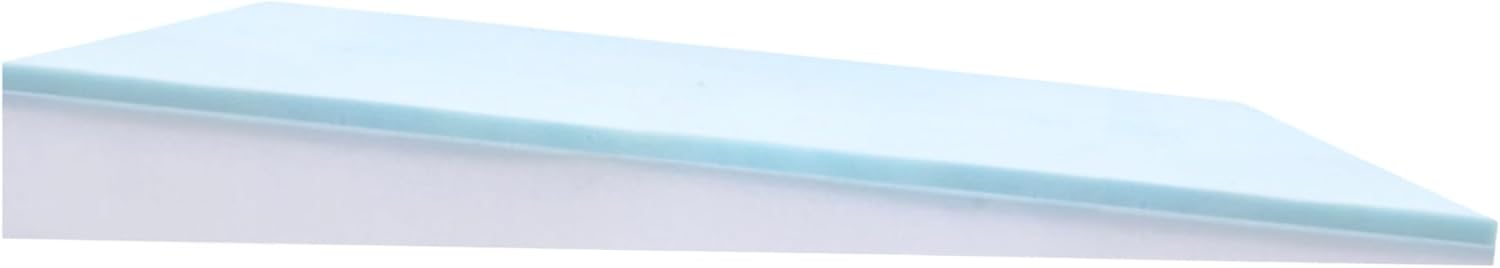 Bed Wedge Mattress Topper Incline 4-inch Twin, Gel Memory Foam