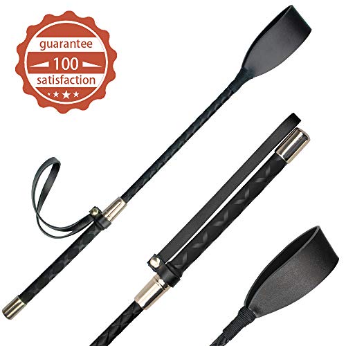 Horse Supply 18 inch Riding Crop for Horses, Horse Whip with Double Slapper