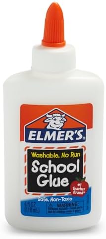 Elmer's White 4 oz. Washable School Glue , E304