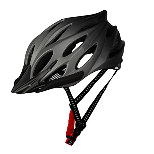 Casco de bicicleta ligera y transpirable con luz trasera de seguridad