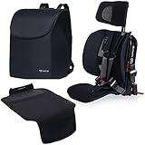 WAYB Pico Travel Car Seat with Premium Carrying Bag and Seat Protector- Lightweight, Portable, Folda