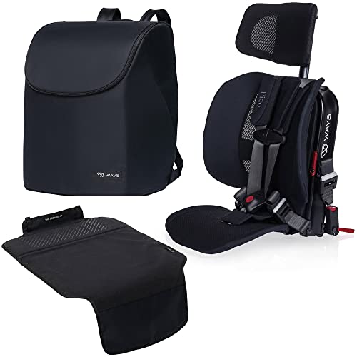 Wayb Pico Travel Car Seat With Premium Carrying Bag And Seat Protector- Lightweight, Portable, Foldable - Perfect For Airplanes, Rideshares, And Road Trips #TOP2